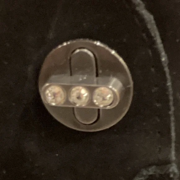 UGG Classic Mini Turnlock Bling Swarovski Crystal Black Boot, Size 8 - Picture 8 of 16